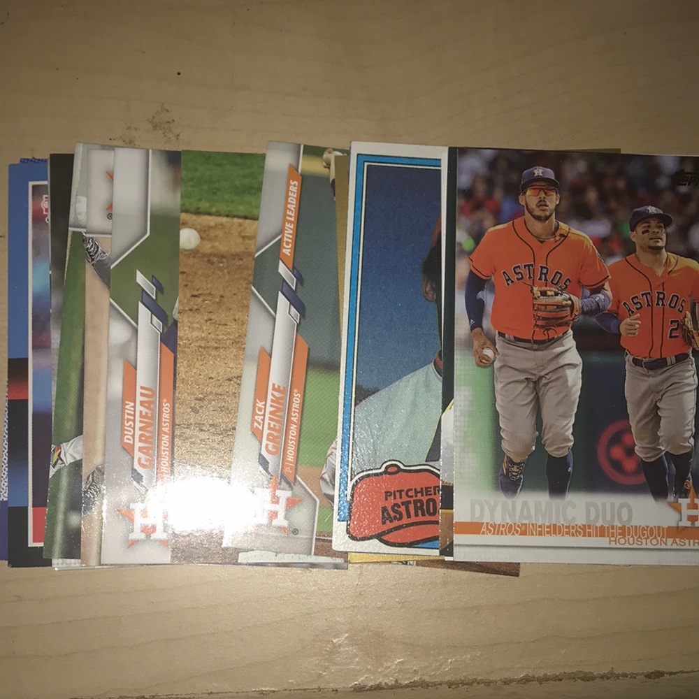 10+ Houston Astros baseball cards